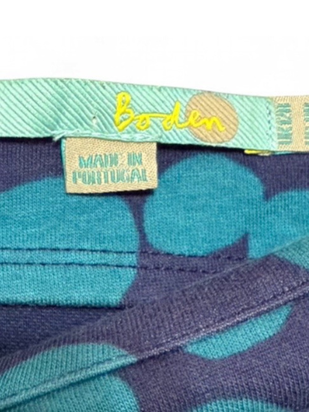 BODEN Ponte Knit Blue Polka Dot Dress
Size US 8-2010's-Office-Siren-Boat Neck - Picture 6 of 9